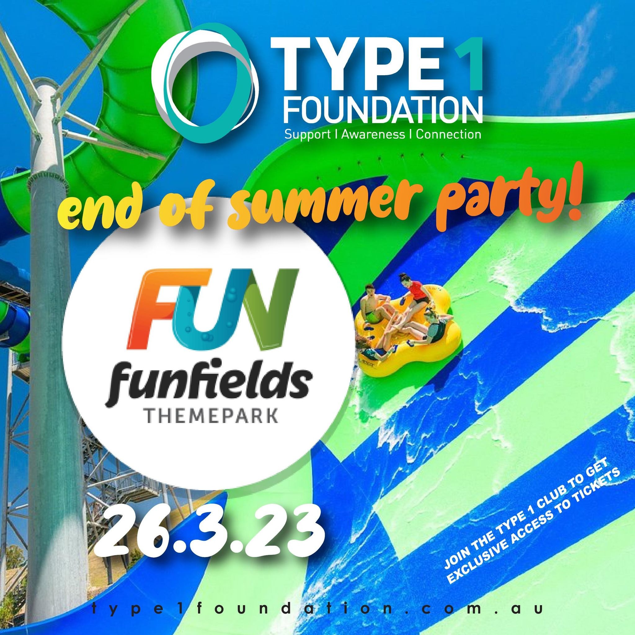 2023 Funfields TYPE1 Family Day Out Tickets, Funfields Themepark, Whittlesea TryBooking Australia