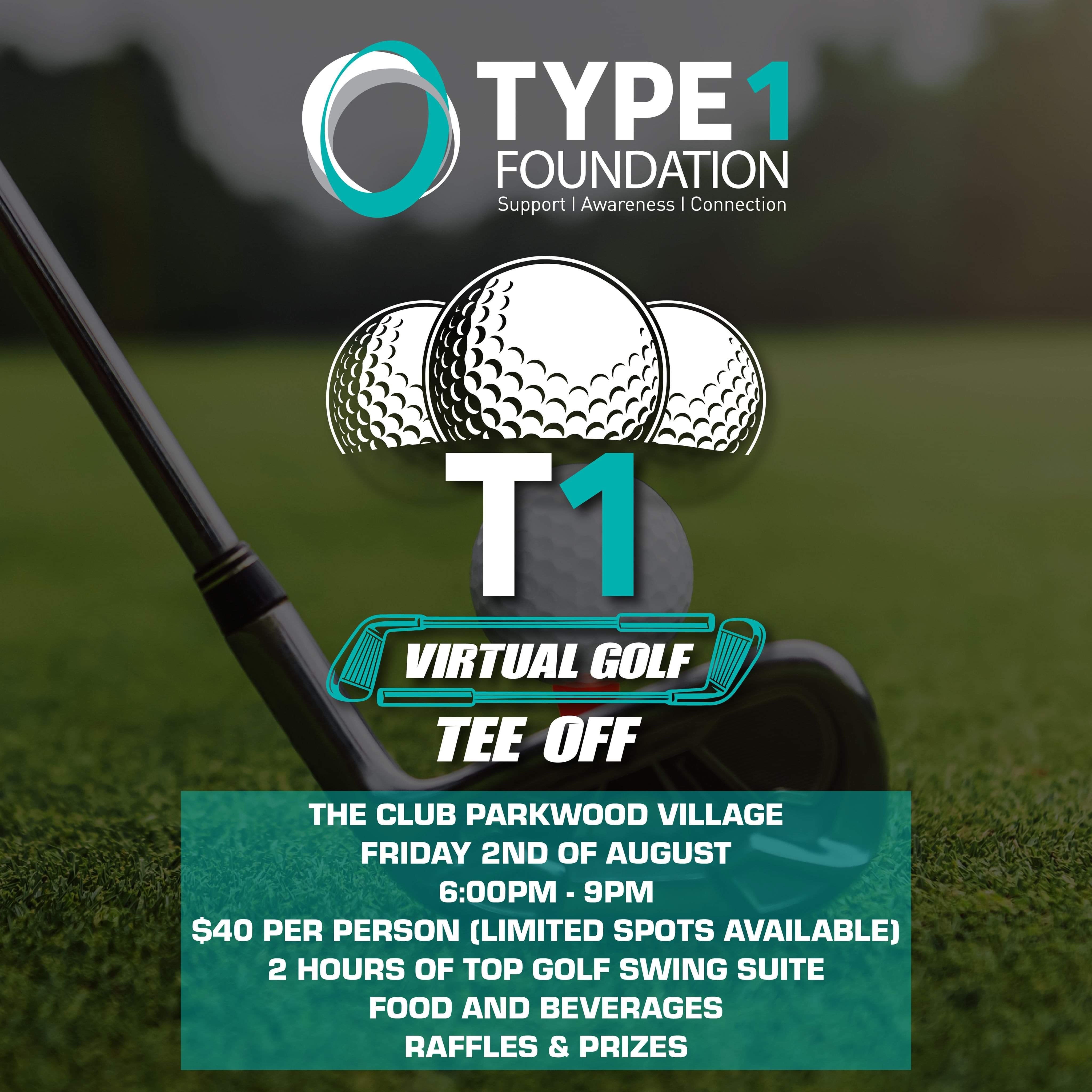 Type1 Virtual Golf Night Tickets, The Club, Parkwood Village. Gold