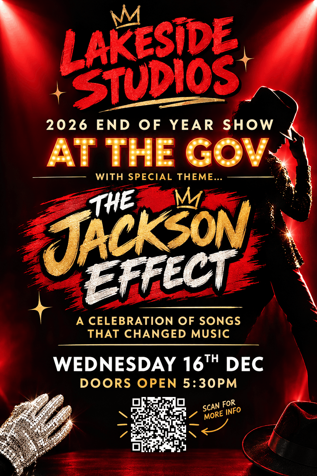 Lakeside Studios Live Show at The Gov - The Jackson Effect