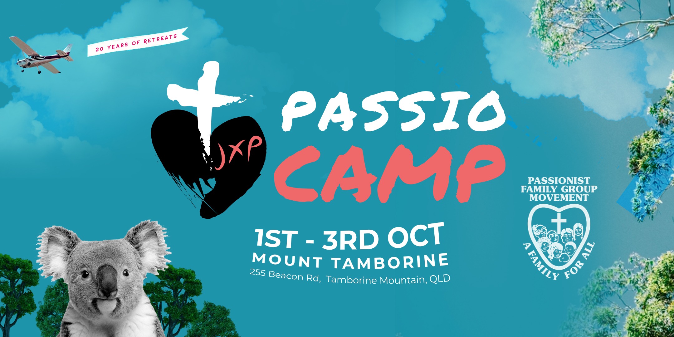 Passio Camp 3 Day Family Camp Tickets, QCCC Tamborine, Tamborine