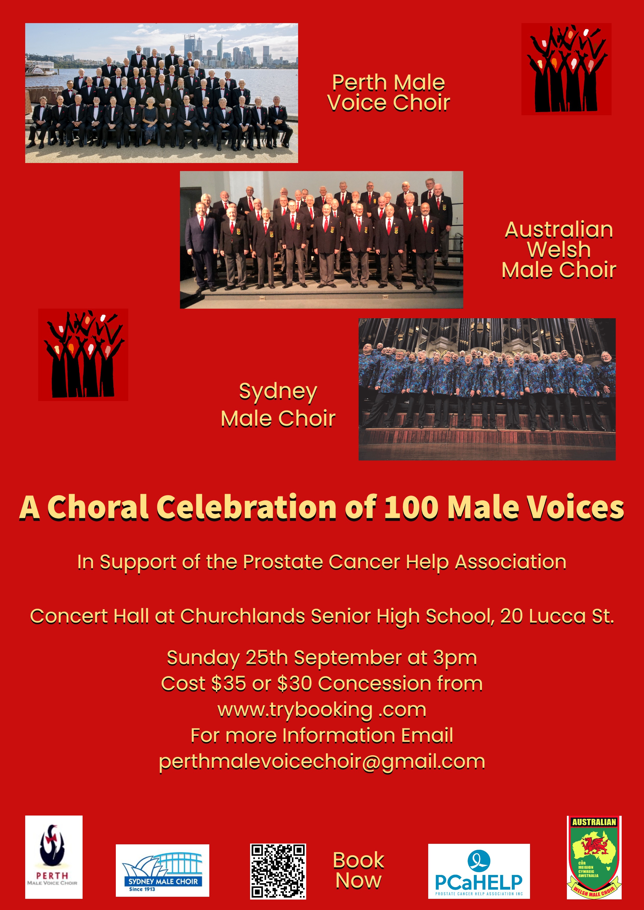 Perth Male Voice Choir Choral Celebration of 100 Male Voices Tickets