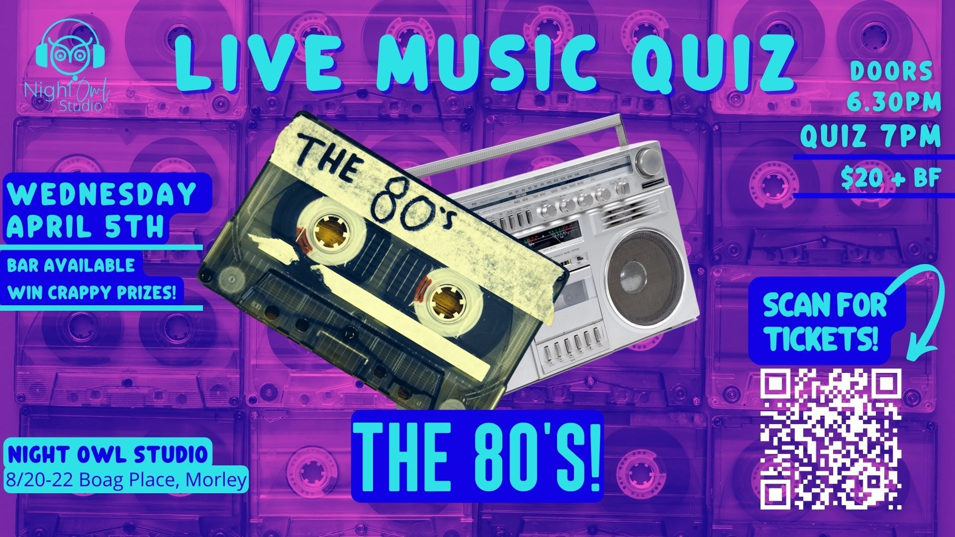 live-music-quiz-the-80-s-tickets-night-owl-studio-morley