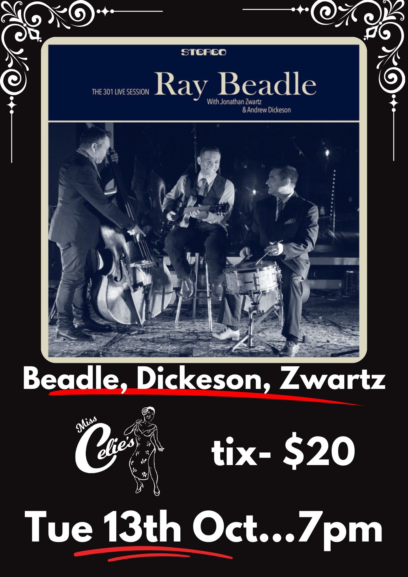 The Trio...Ray Beadle, Andrew Dickeson & Jonathon Zwartz