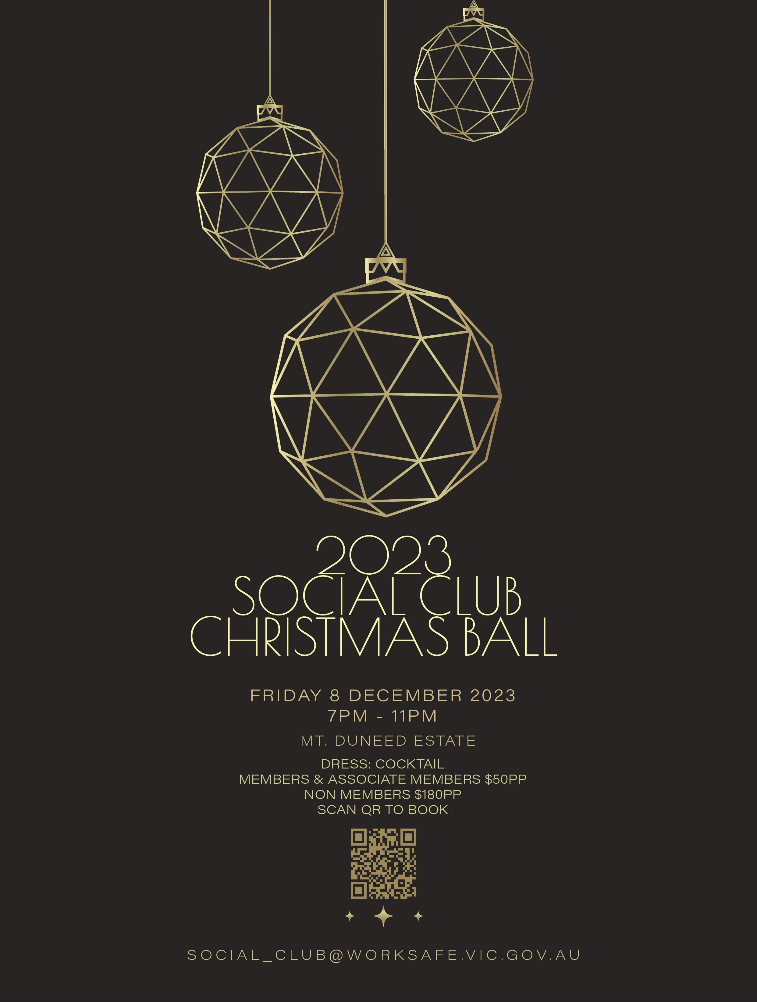 Social Club Christmas Gala Ball Tickets, Mt Duneed Estate, Mount Duneed
