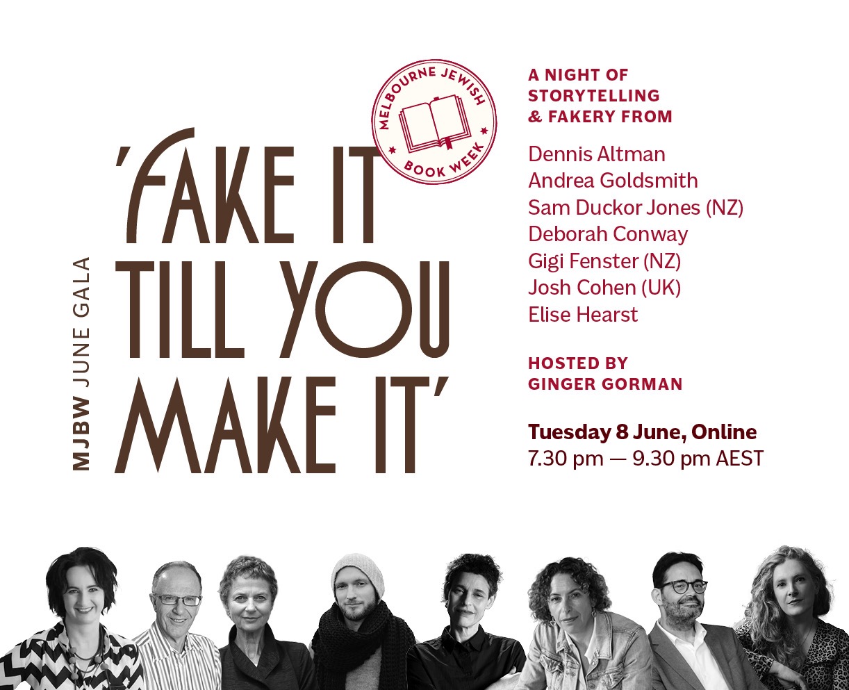 Melbourne Jewish Book Week Gala - Fake It Till You Make It