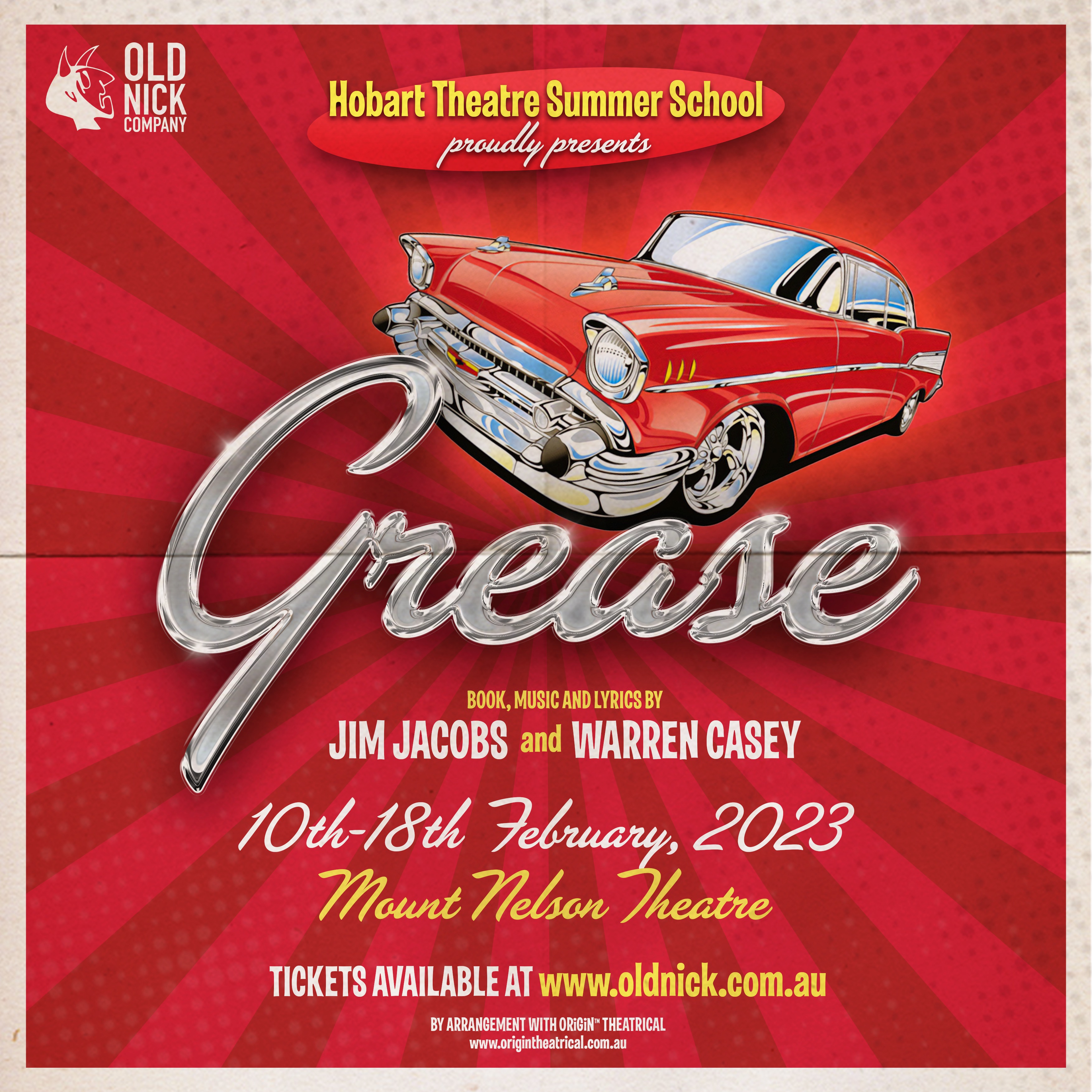 Grease The Musical Tickets, Mt Nelson Theatre, Mt Nelson TryBooking