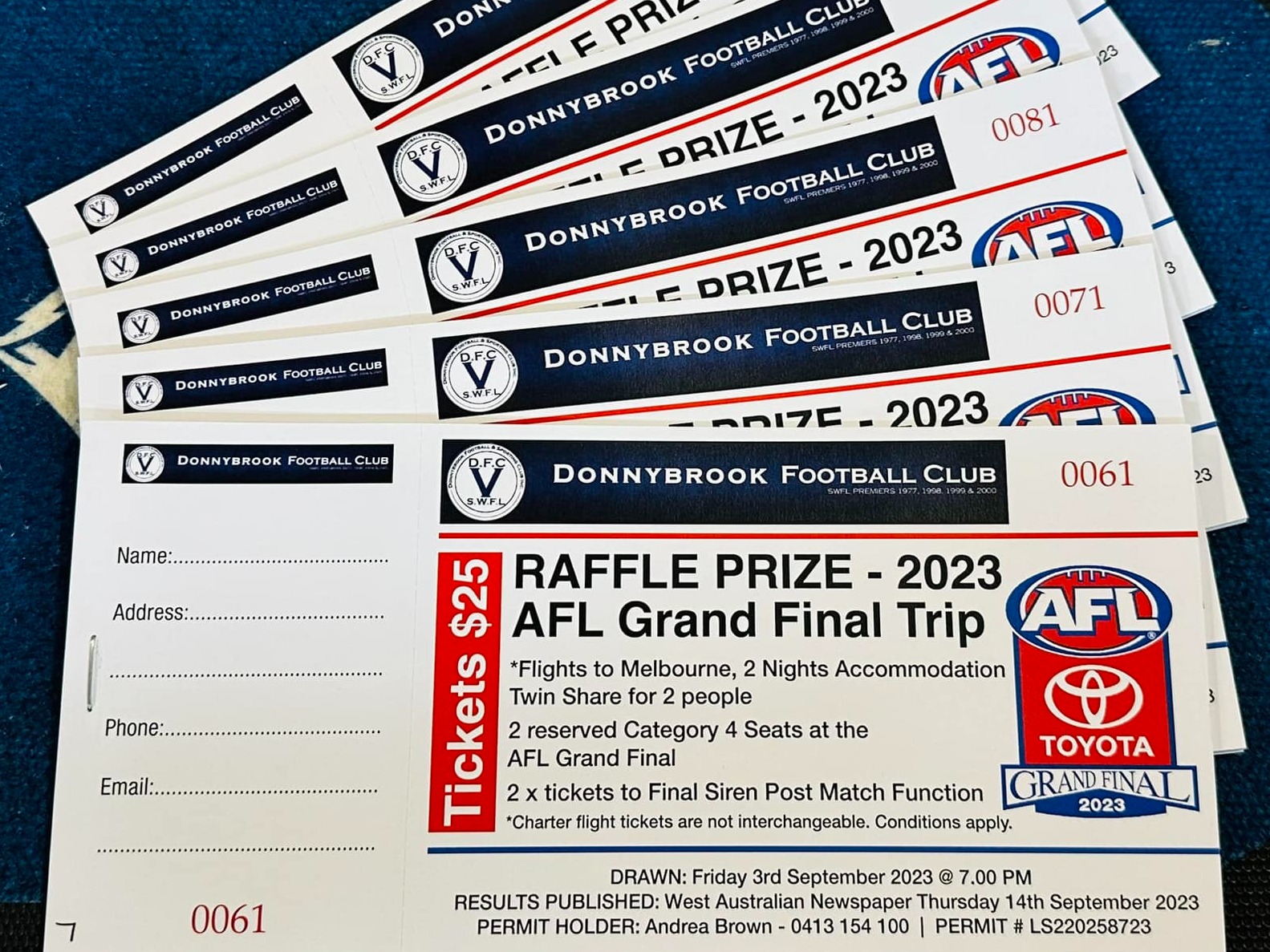 AFL Grand Final Raffle Tickets TryBooking Australia