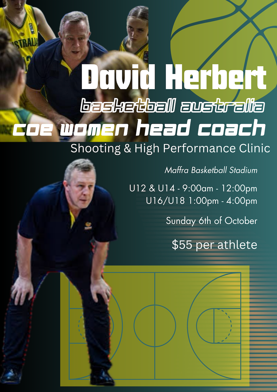 David Herbert Basketball Clinic Tickets, Cameron Sporting Complex