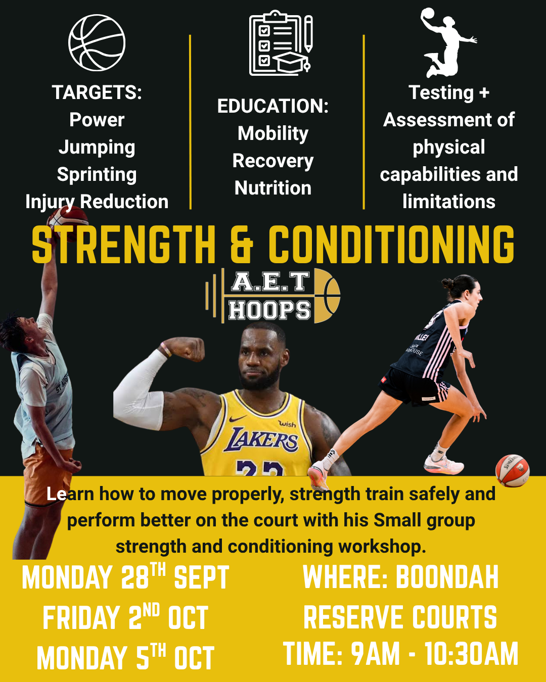 STRENGTH & CONDITIONING - HOLIDAY WORKSHOP