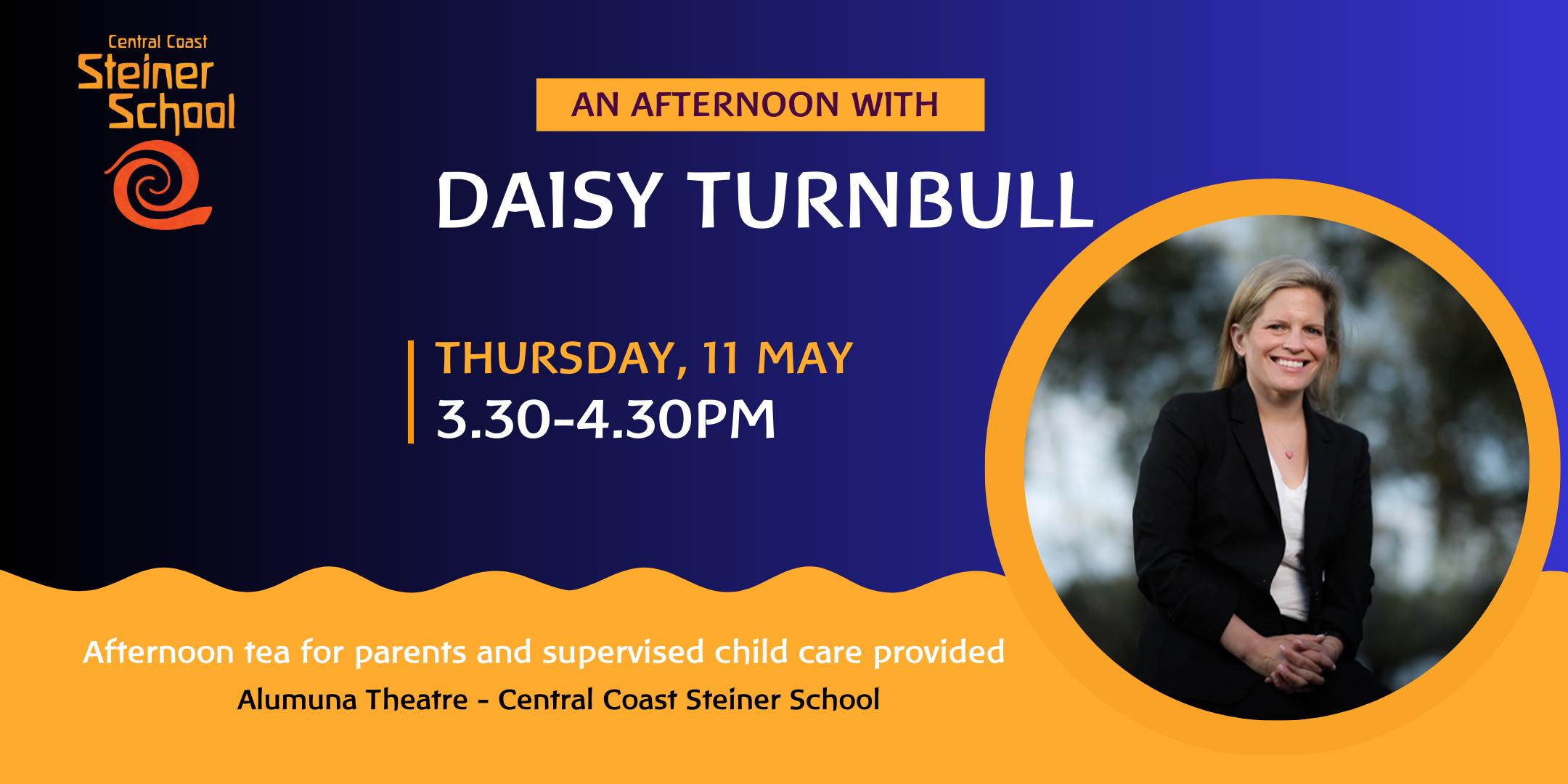 An afternoon with Daisy Turnbull Tickets, Alumuna Theatre, Fountaindale