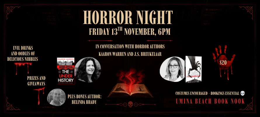 Horror Night with Kaaron Warren and J.S. Breukelaar
