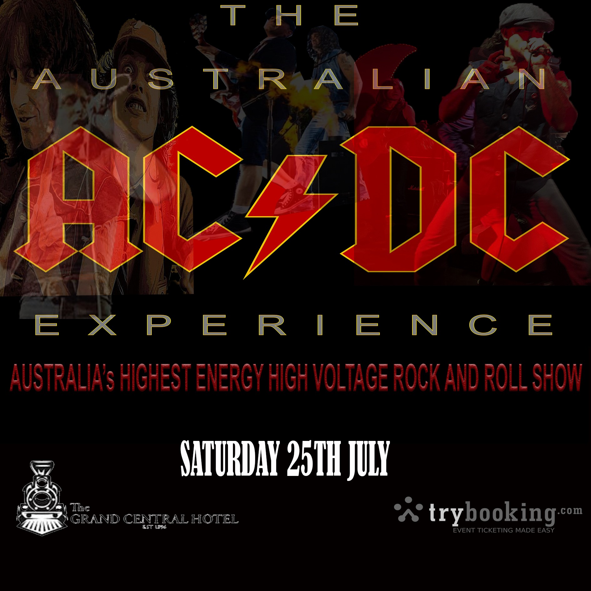 The Australian AC/DC Experience at The Grand Central Hotel TryBooking