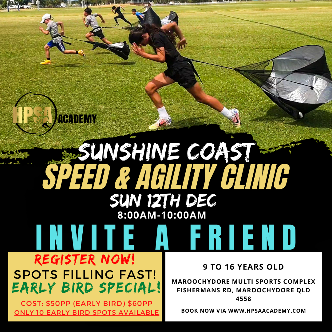 SUNSHINE COAST 2023! HPSA Academy Speed & Agility Clinic Tickets