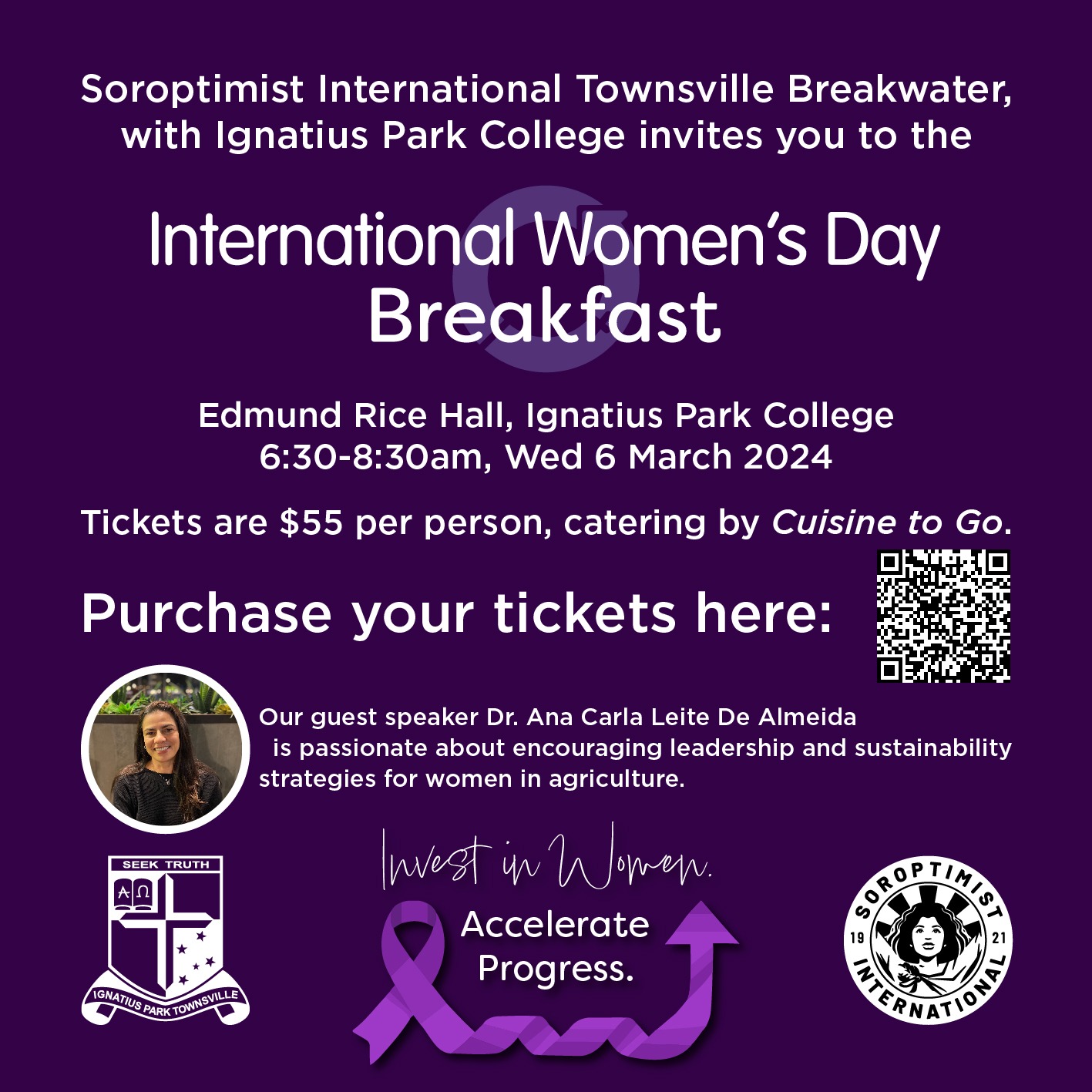 International Women's Day Breakfast 2025 Tickets, Ignatius Park College