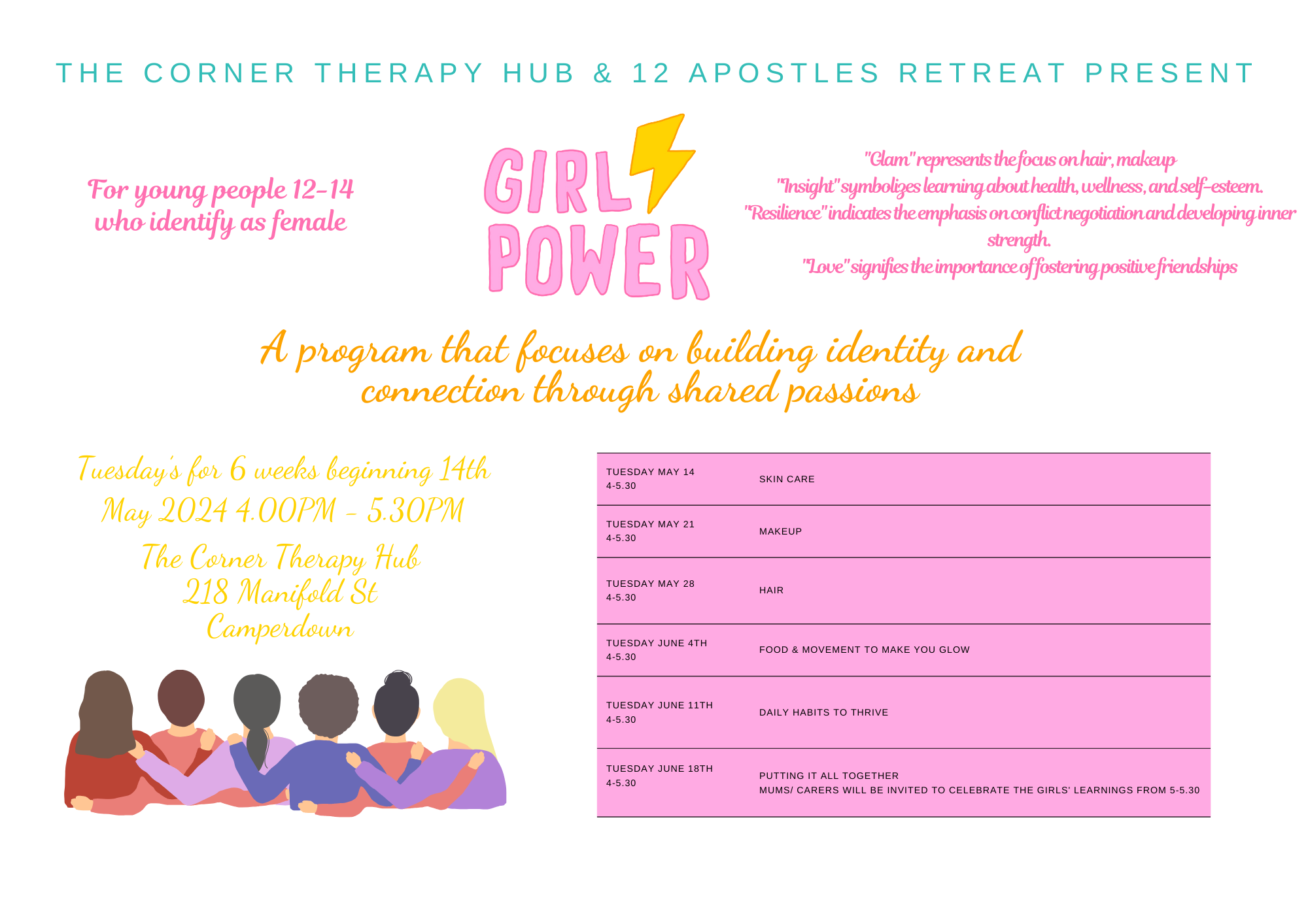 G.I.R.L Power Tickets, The Corner Therapy Room, Camperdown TryBooking