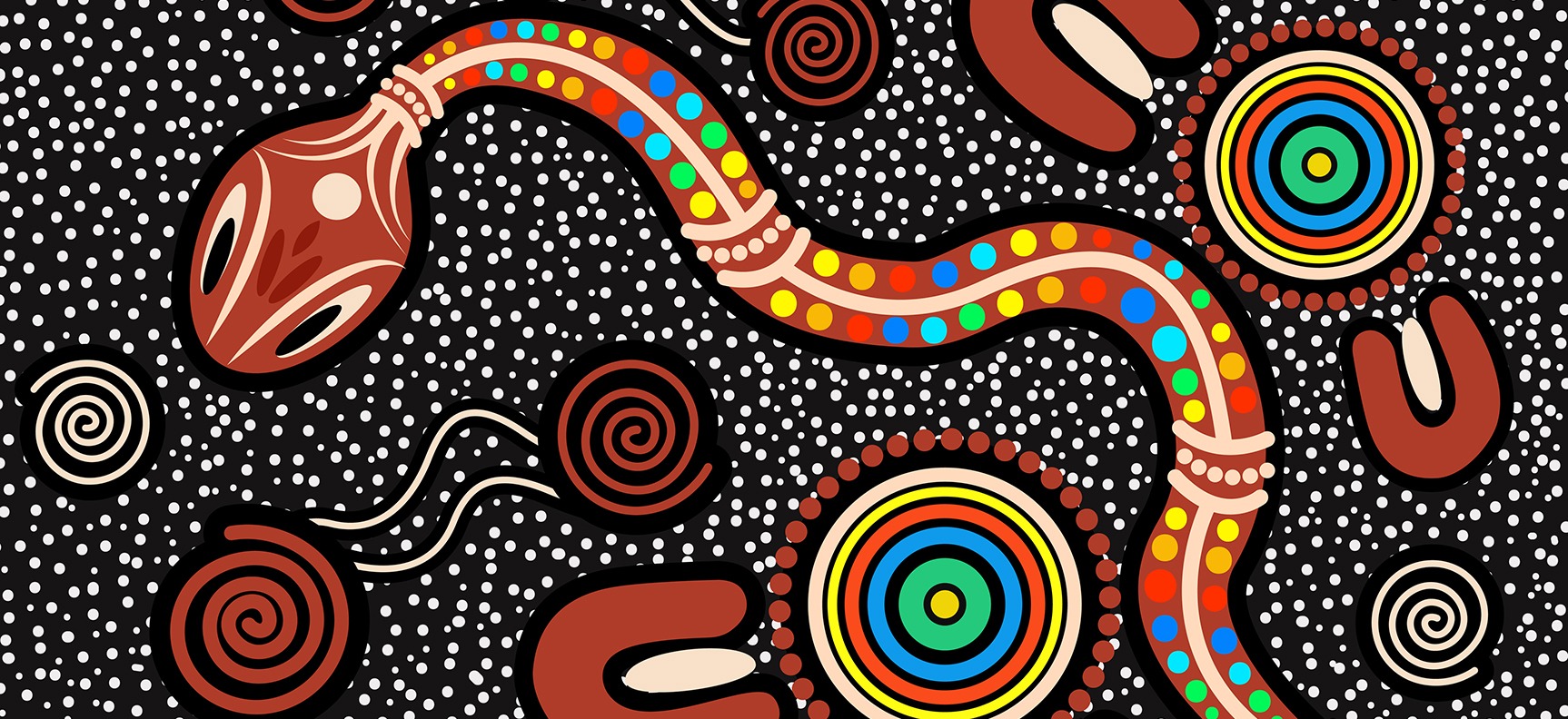 School holiday: Rainbow serpent stories with Barang at Erina