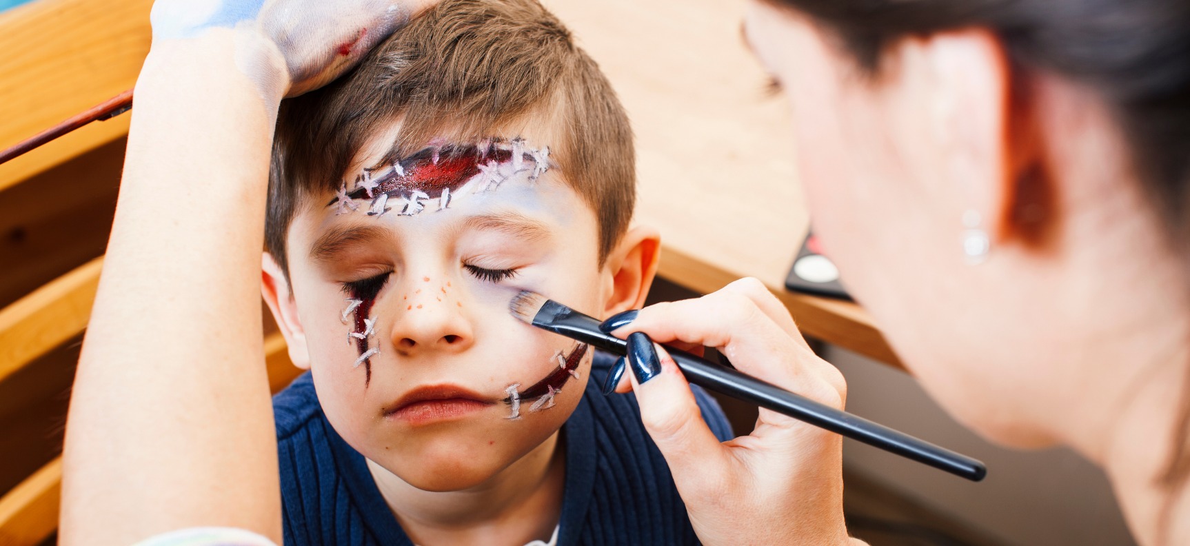 Halloween make-up mayhem at Gosford Regional Library