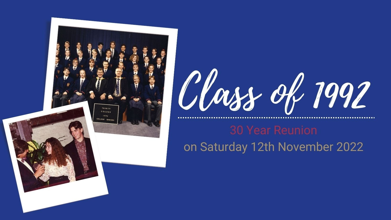 Trinity College 30 Year Reunion Tickets The Exchange Hotel Gawler 