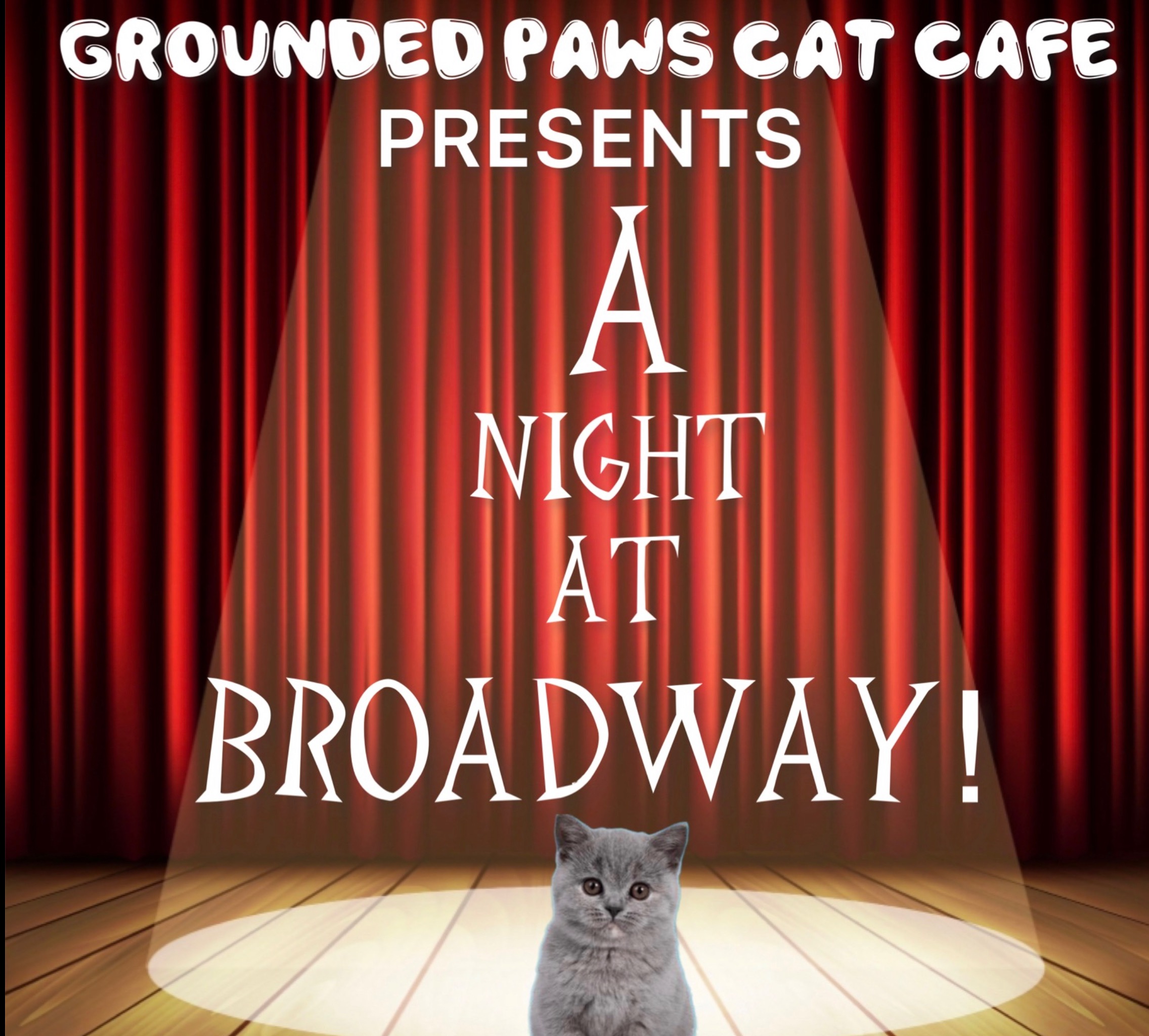 Grounded Paws Cat Cafe A night At Broadway Tickets, Traralgon VRI Hall