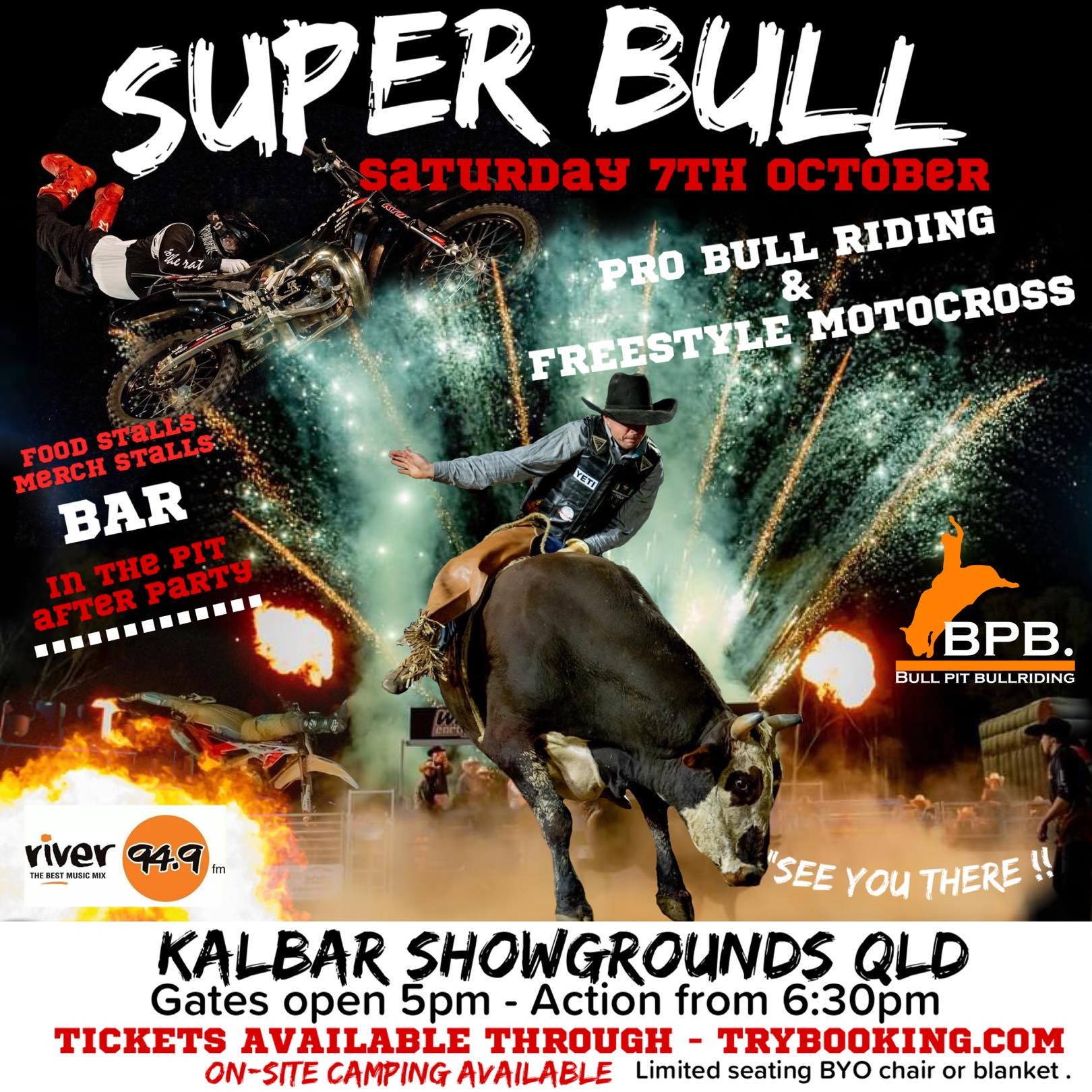 SUPER BULL Tickets, Kalbar Showgrounds, Kalbar TryBooking Australia