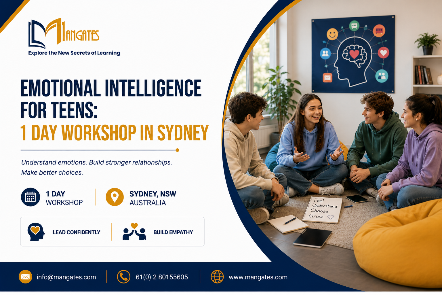 Emotional Intelligence for Teens: 1 Day Workshop in Sydney