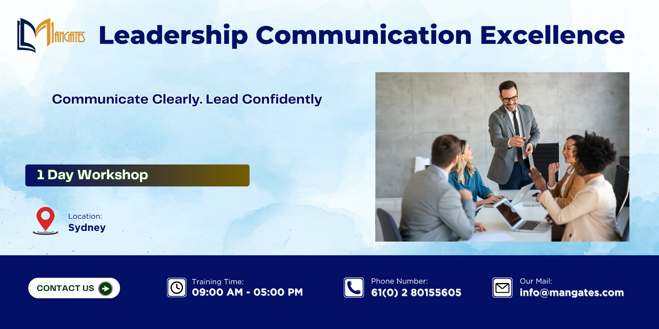 Leadership Communication Excellence: 1 Day Course, Sydney