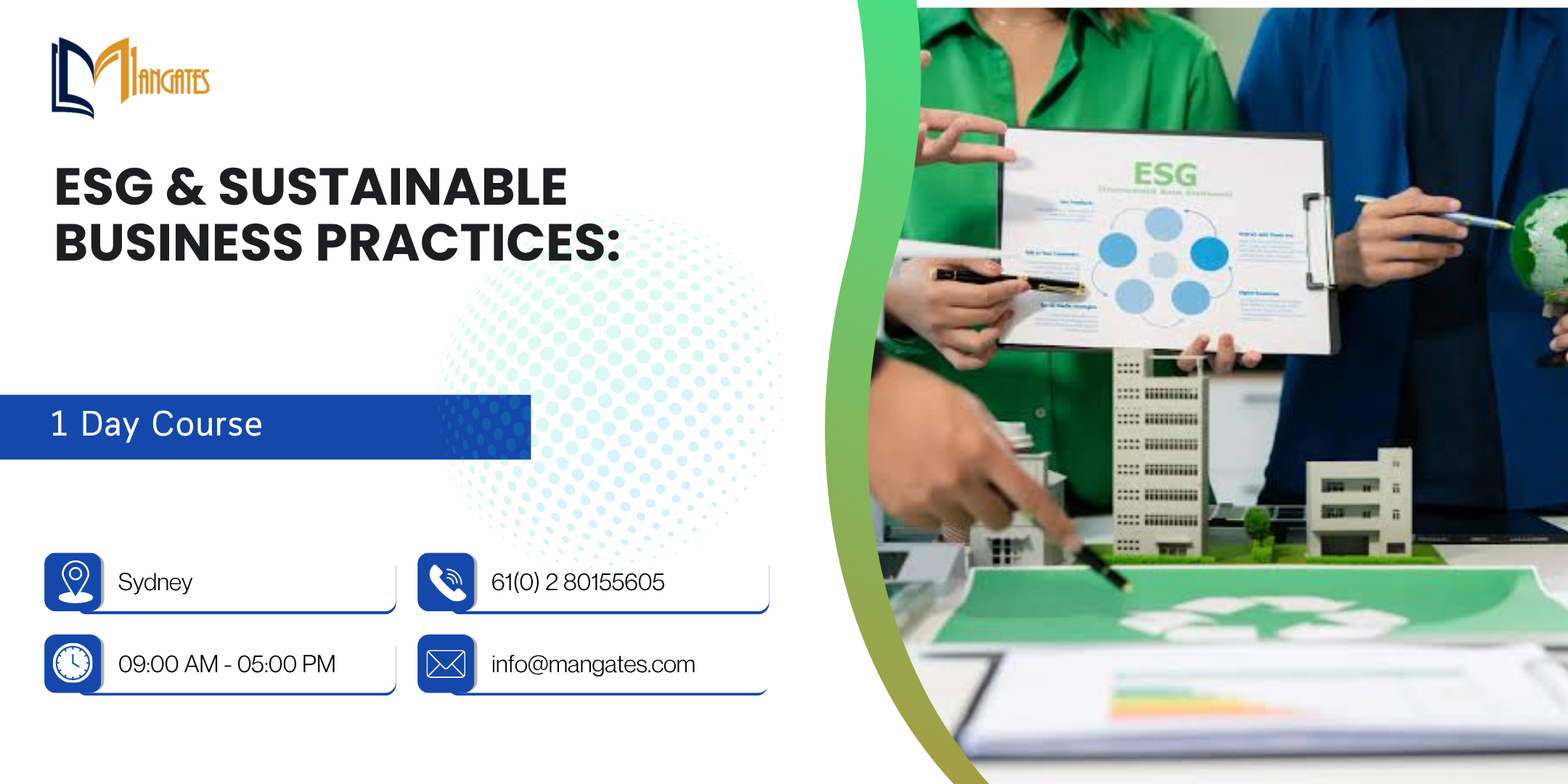 ESG & Sustainable Business Practices: 1 Day Course | Sydney