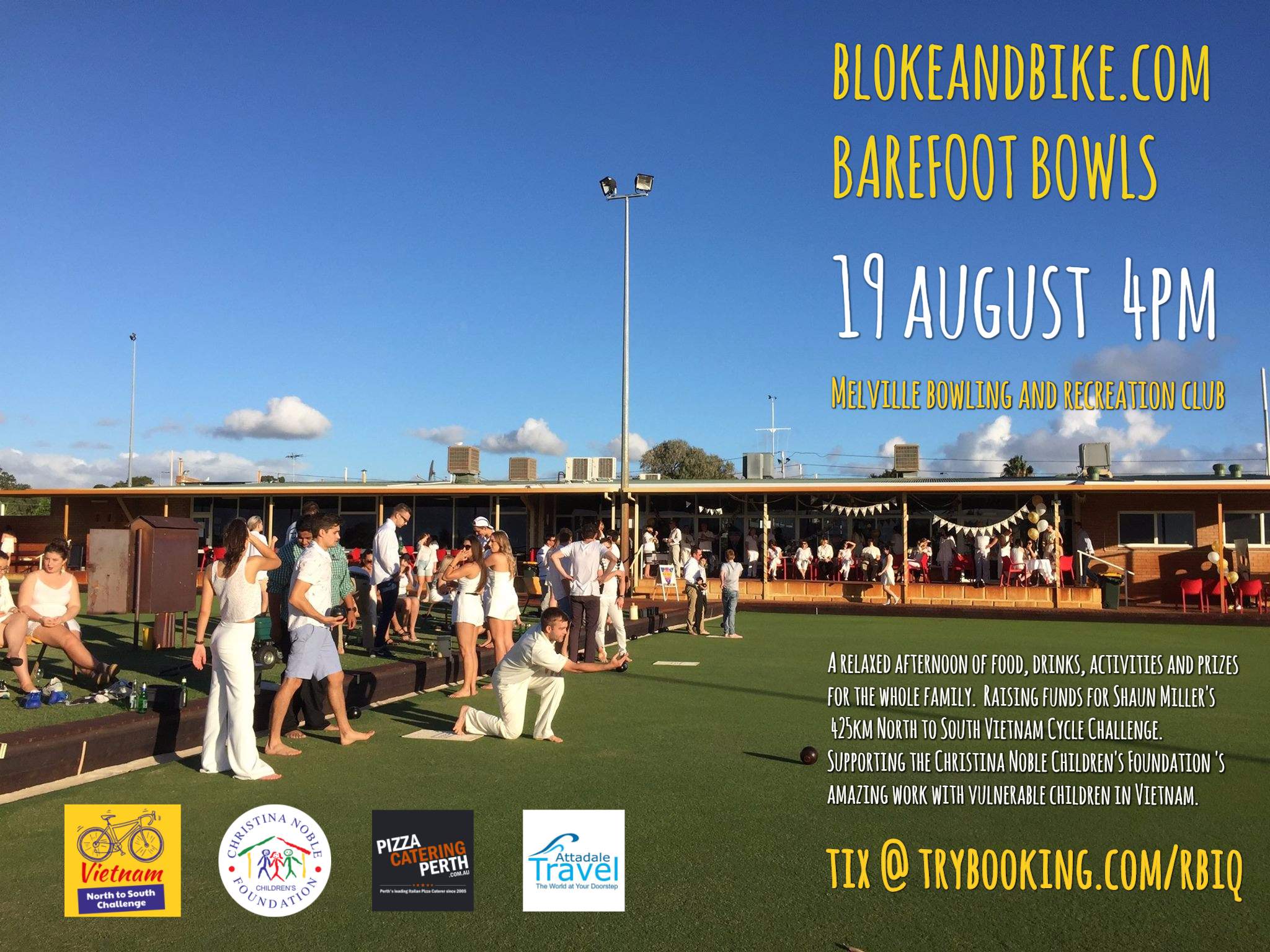 Barefoot bowling fundraiser 