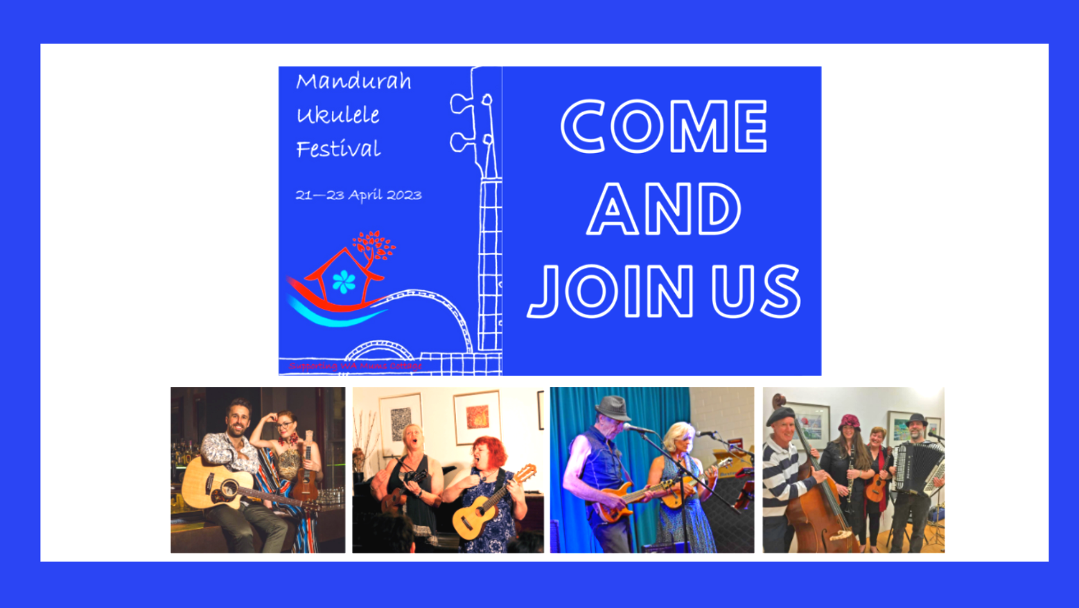 Mandurah Ukulele Festival 2023 Tickets, ManPAC & Mandjar Square, Mandurah, Mandurah TryBooking