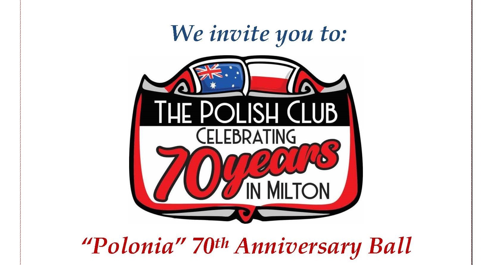 Polonia 70th Anniversary Ball 'A ball to remember 1953' Tickets, The