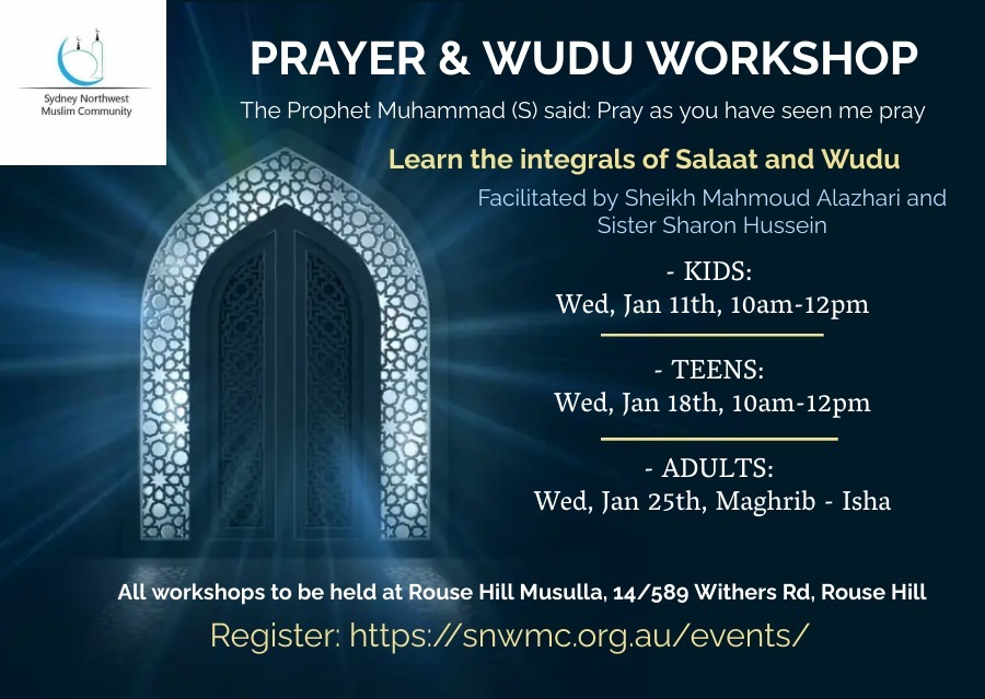 PRAYER & WUDU WORKSHOP