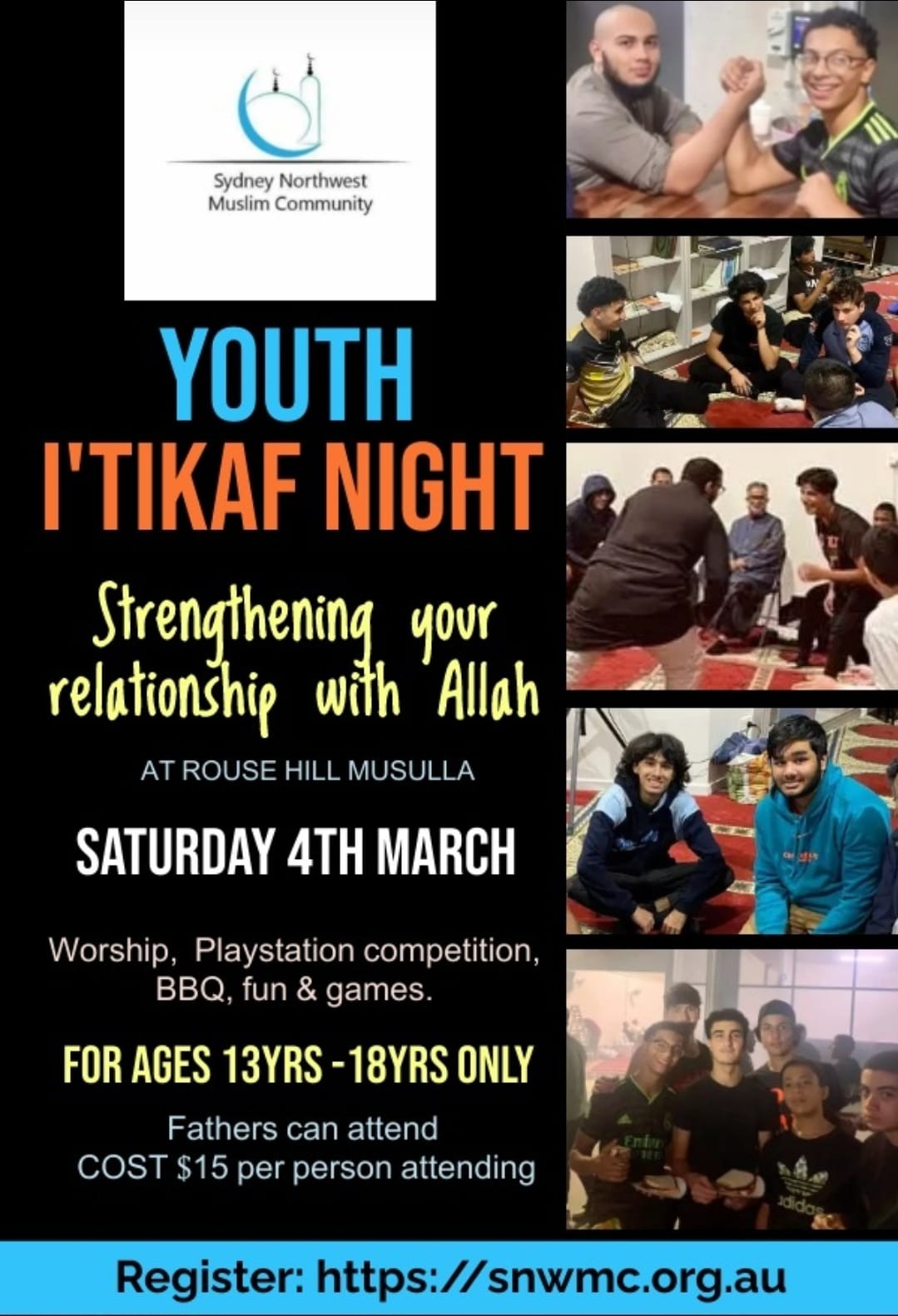 Itikaf Night YOUTH (Sleep Over in Musalla)