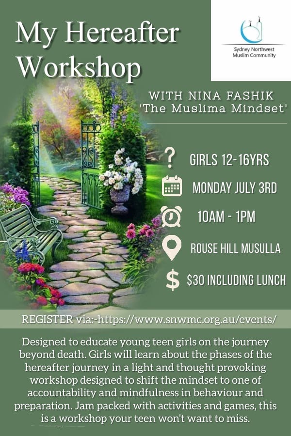 My Hereafter Workshop with Nina Fashik