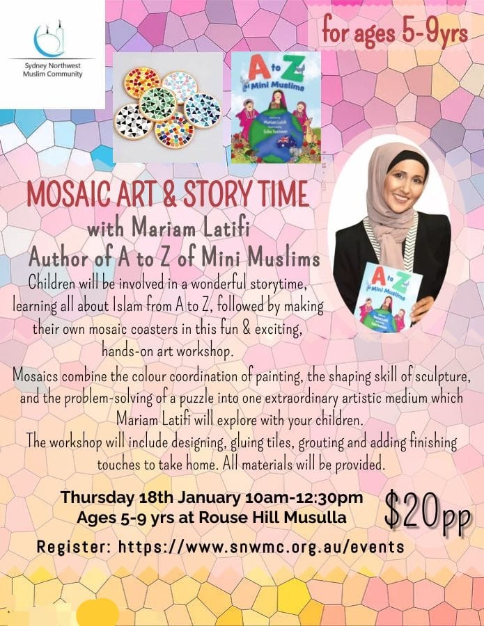 MOSAIC ART & STORY TIME