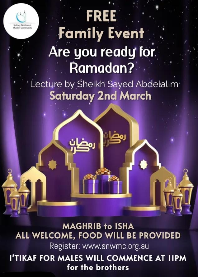 BROTHERS ITIKAF/Community Lecture -March - 2024