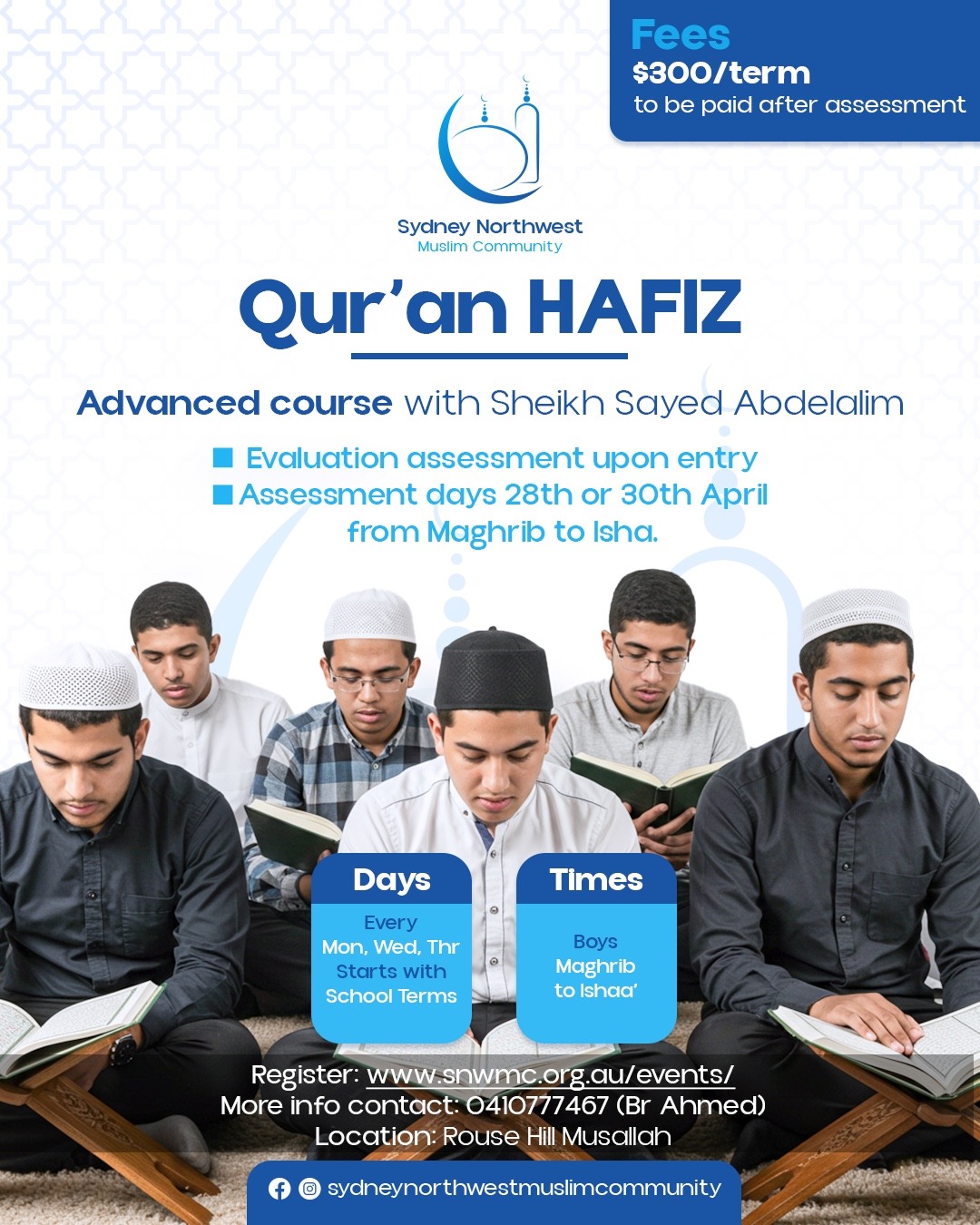 Quran Memorisation - Advance - Boys - Term 2 - 2025