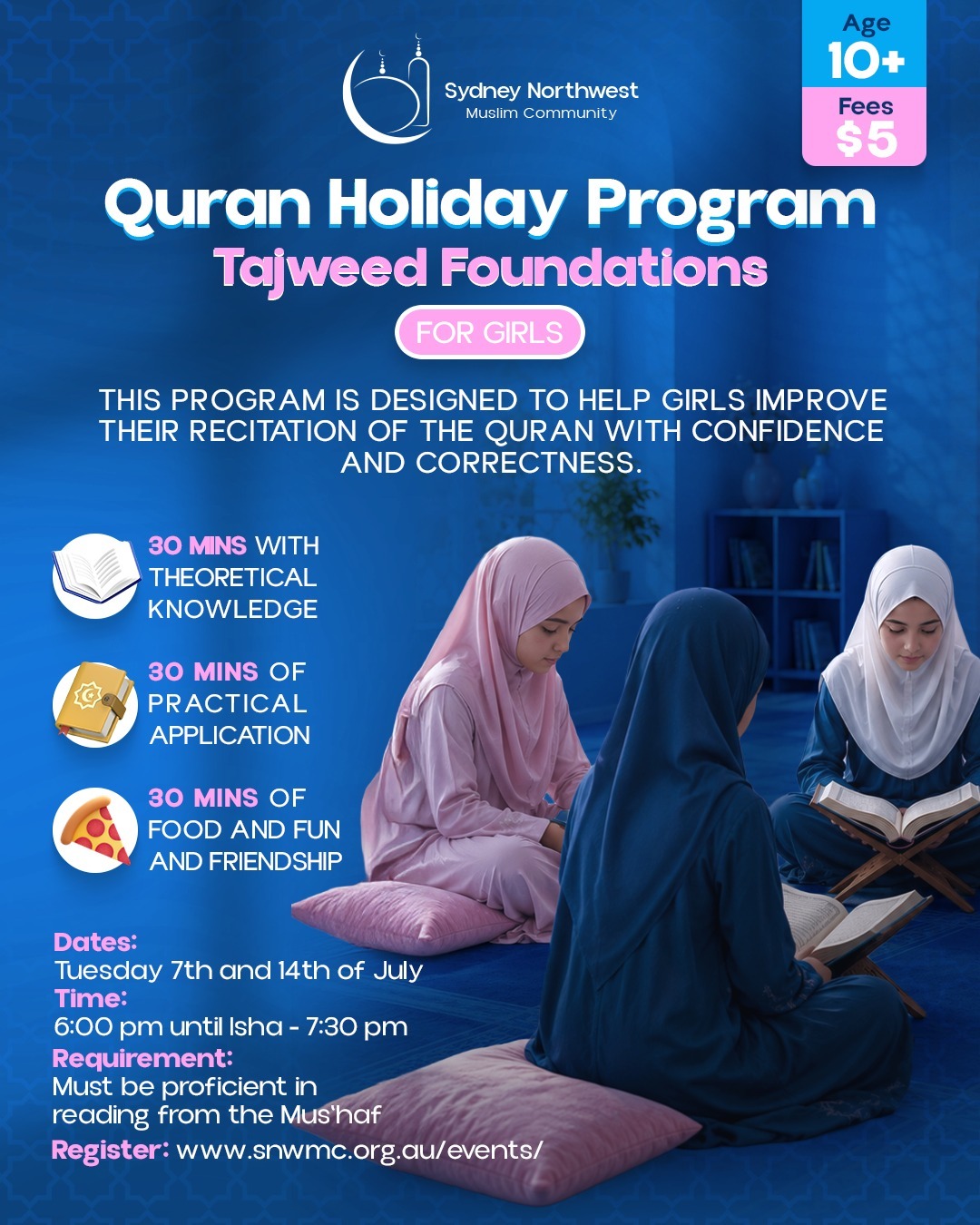 Girls Quran Holiday Program - Tajweed Foundations 2026