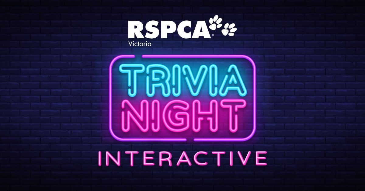 Rspca Victoria Live Virtual Trivia Tickets Trybooking Australia