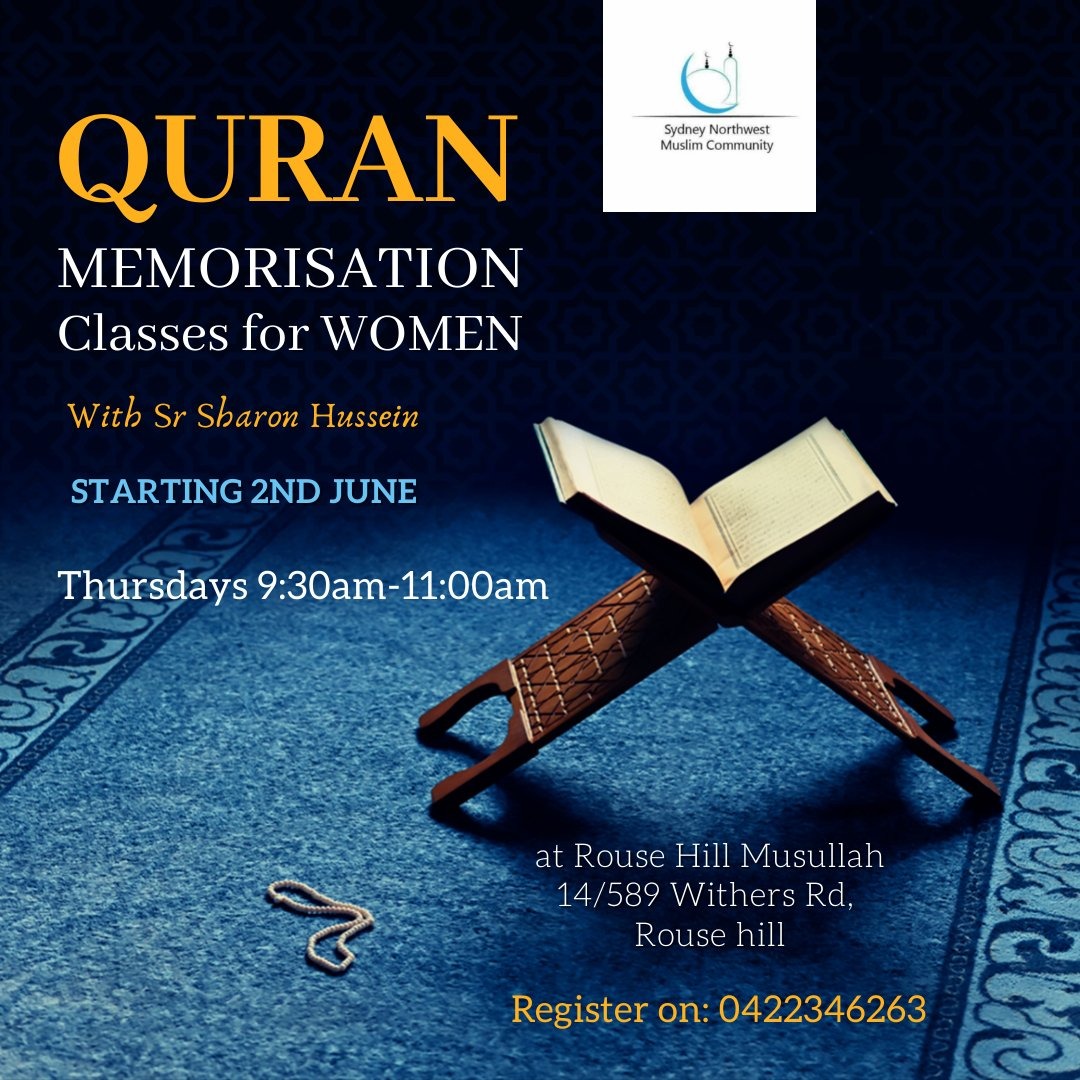 Weekly Quran Memorisation- Women