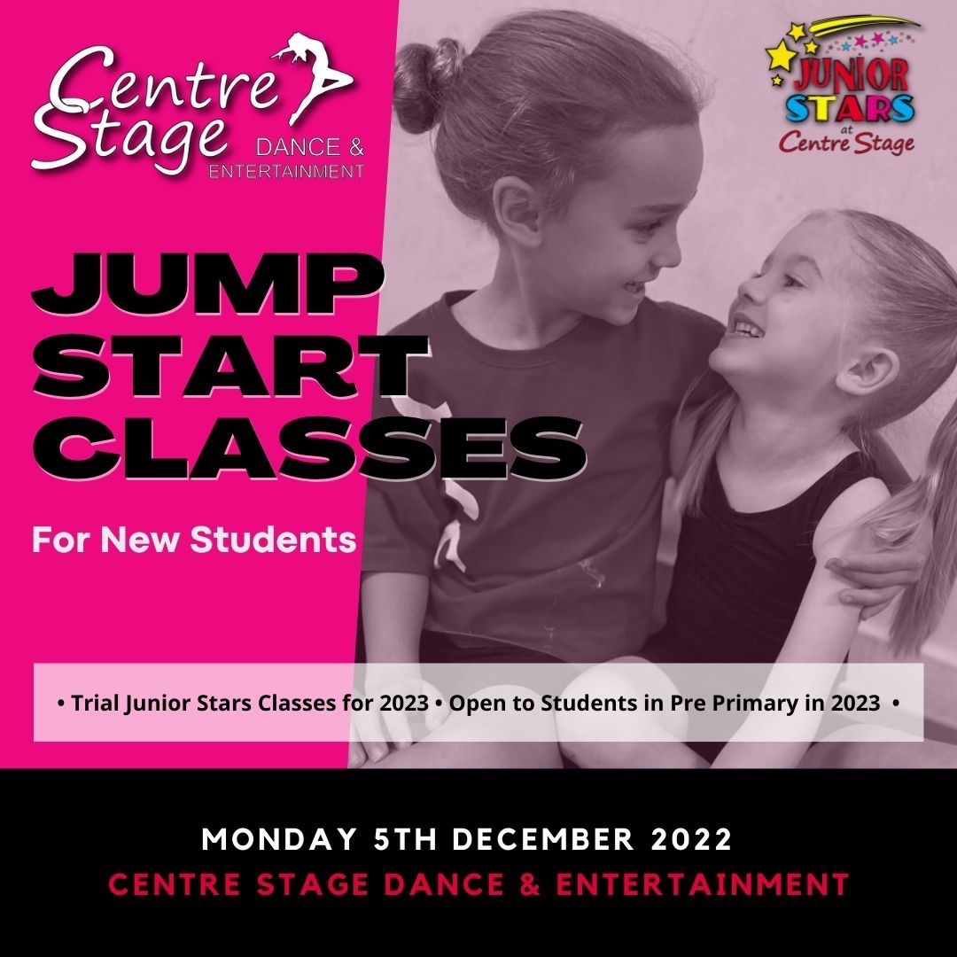 Jump Start Classes 2022 Monday 5th December Tickets, Centre Stage