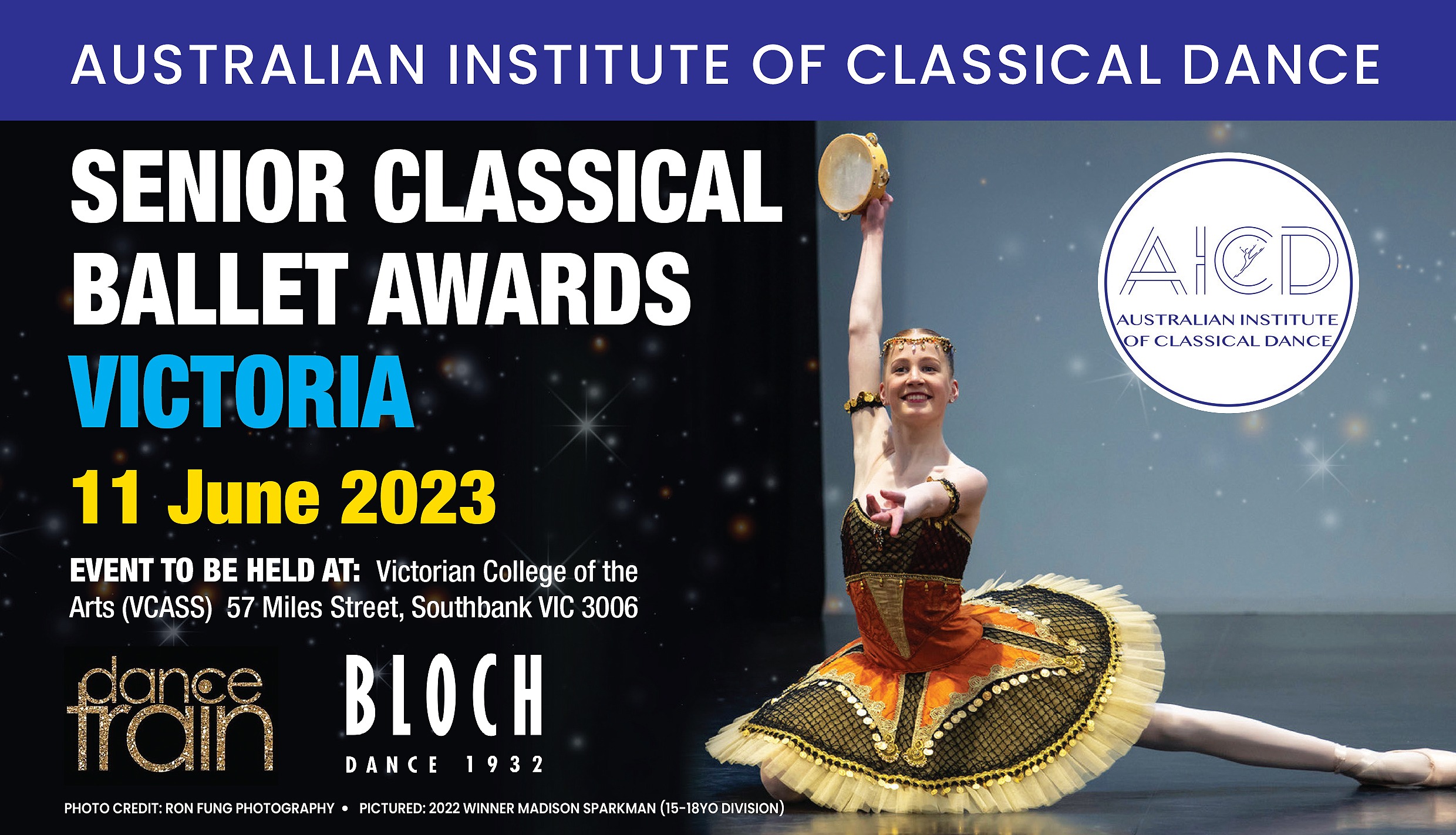 AICD (Vic) Senior Classical Ballet Awards 2023 Tickets, Victorian College of the Arts Secondary