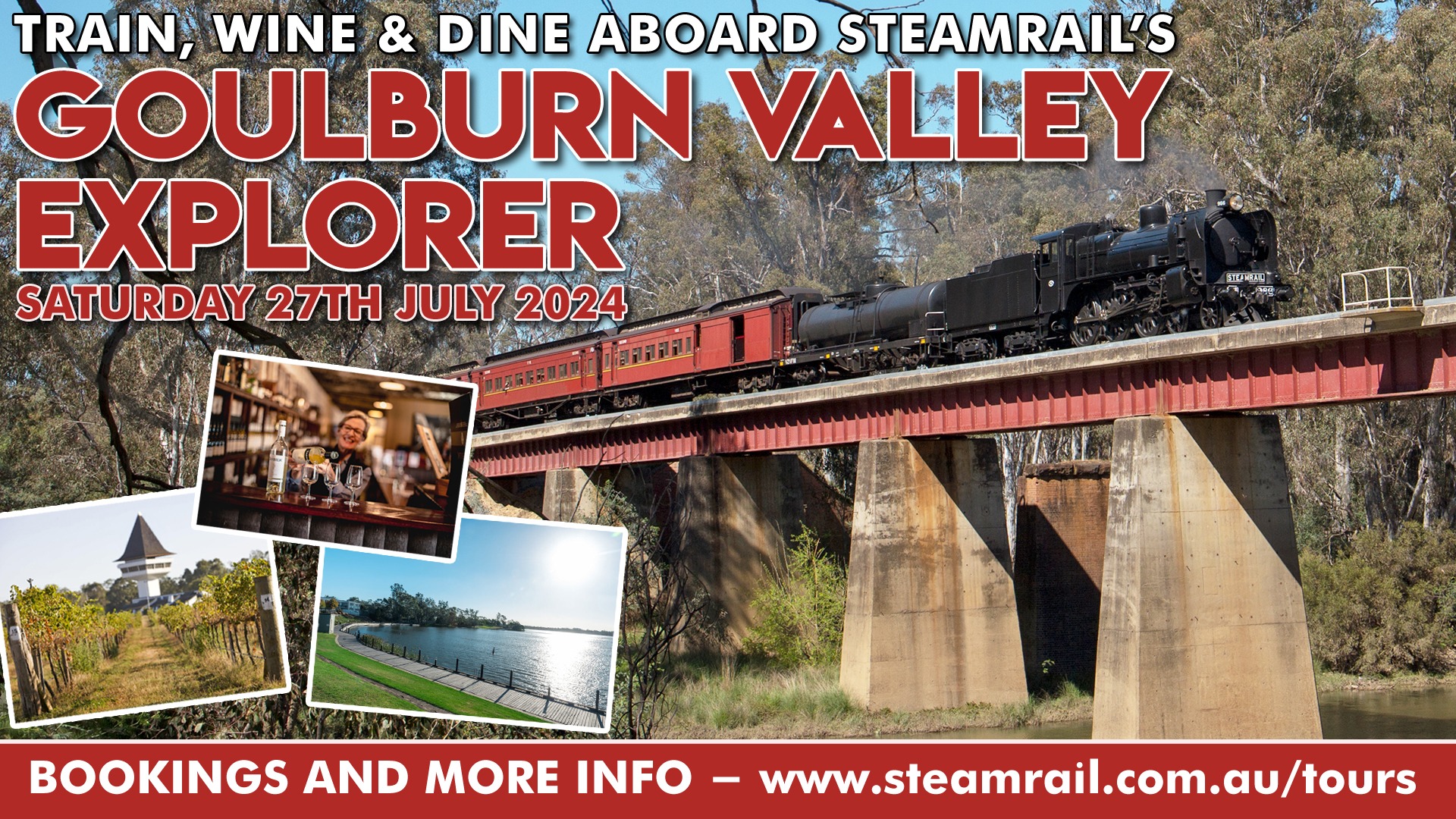 Goulburn Valley Explorer Saturday 27th July 2024 Tickets, Southern