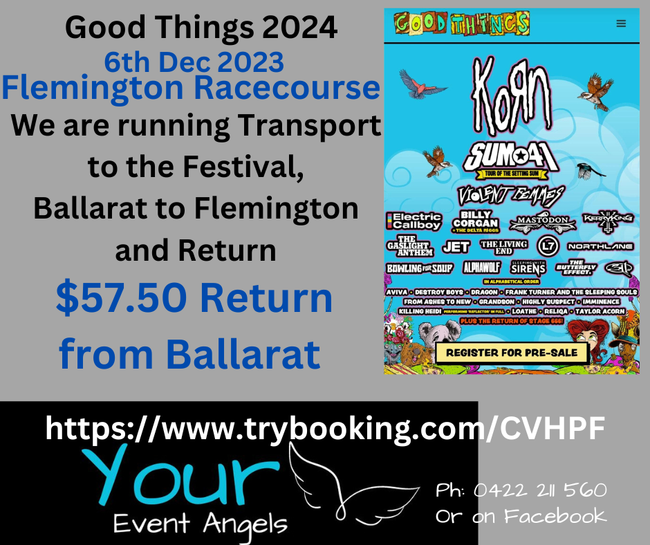 Good Things Festival Tickets, Meeting Point Opposite The Good Guys on