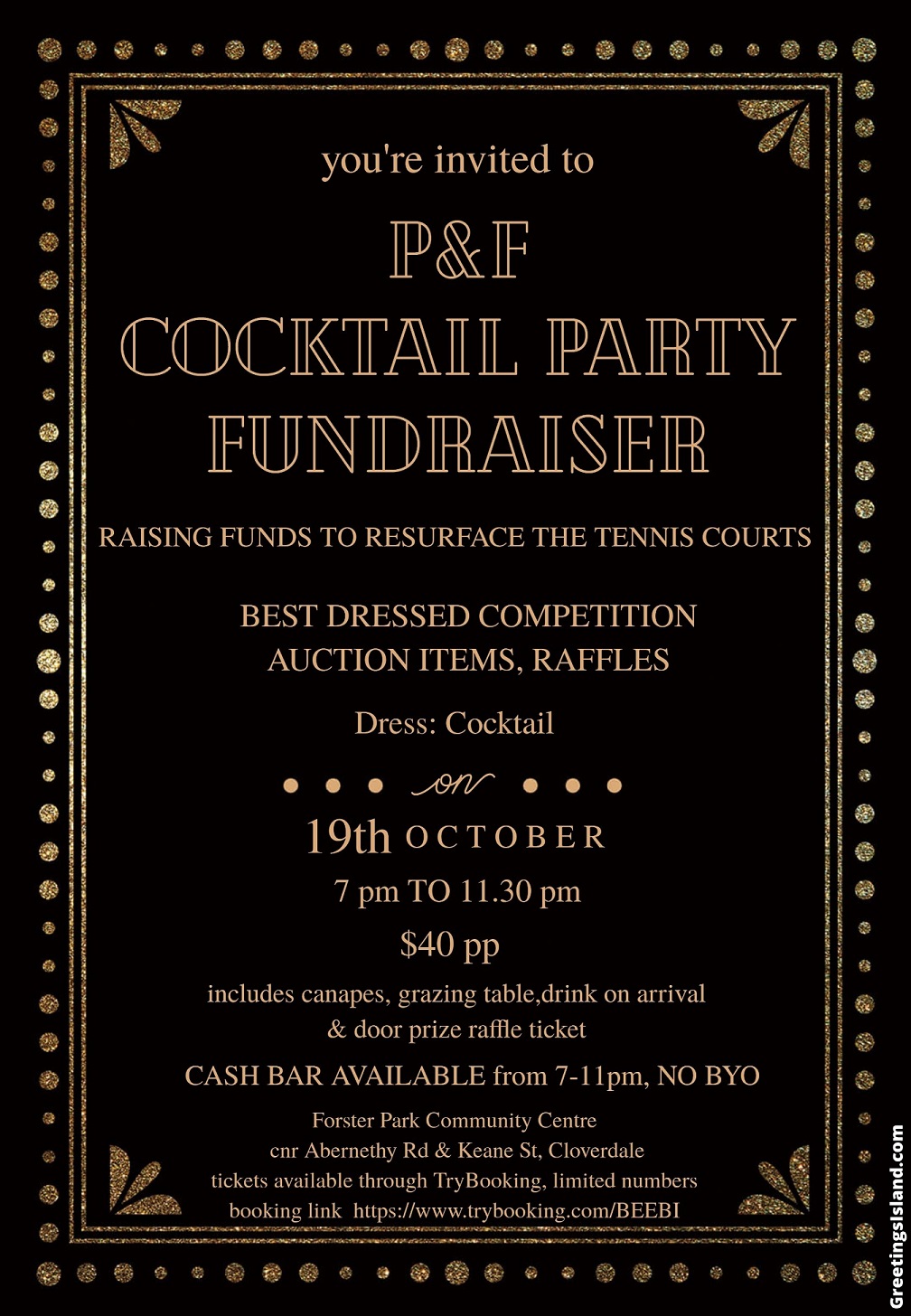P&F Cocktail Party Fundraiser