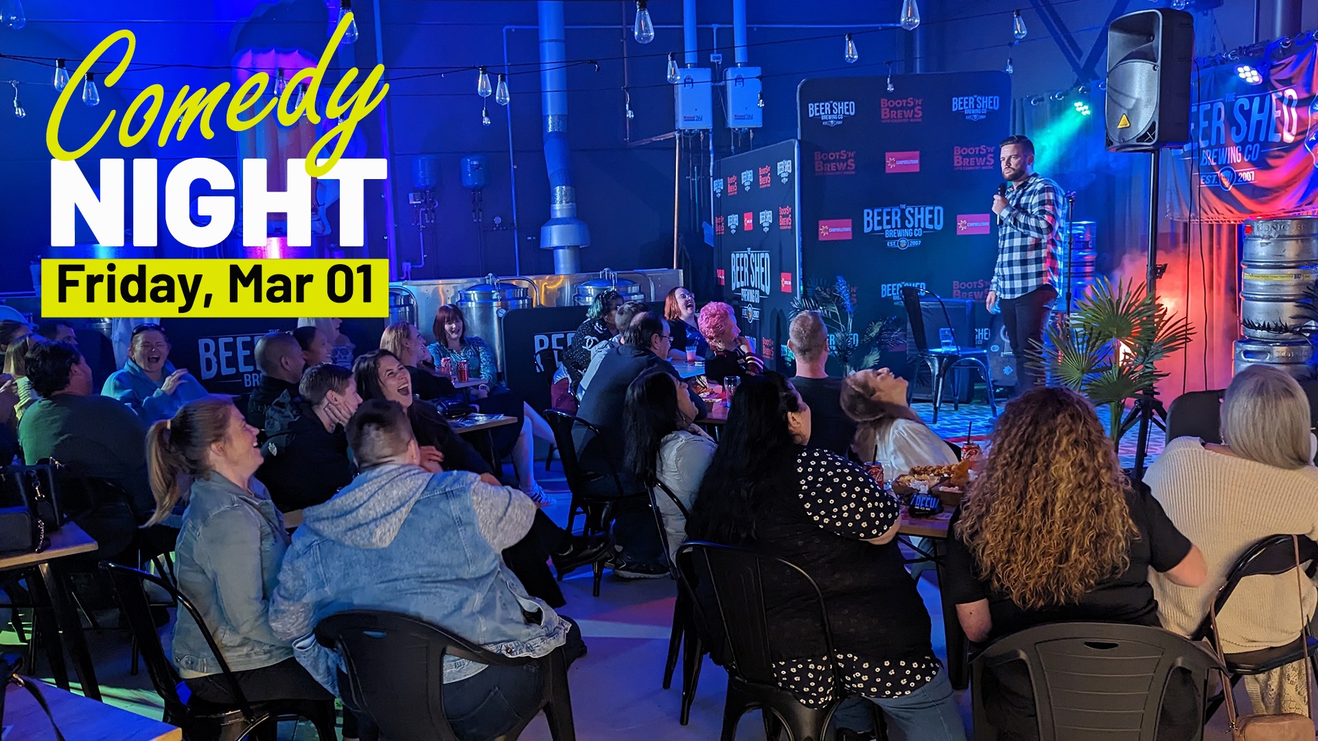 Comedy Night at The Beer Shed Tickets, The Beer Shed Brewing co