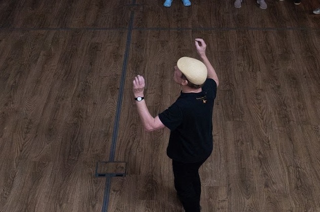 Image of Stephen Taberner, best known for his leadership of the Spooky Men's Chorale, has 30 years of experience in cultivating ecstatic, grooving, blended sound from mere mortals.
