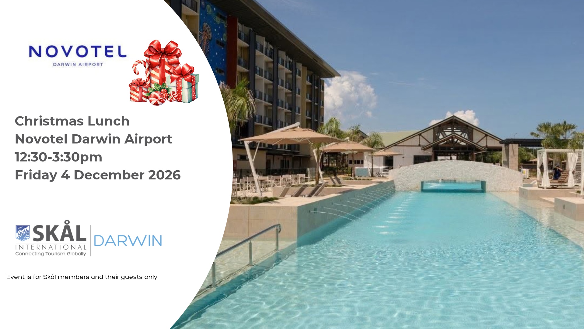 Darwin Dc Skål Darwin Christmas Lunch Tickets, Novotel Darwin Airport, Eaton ...