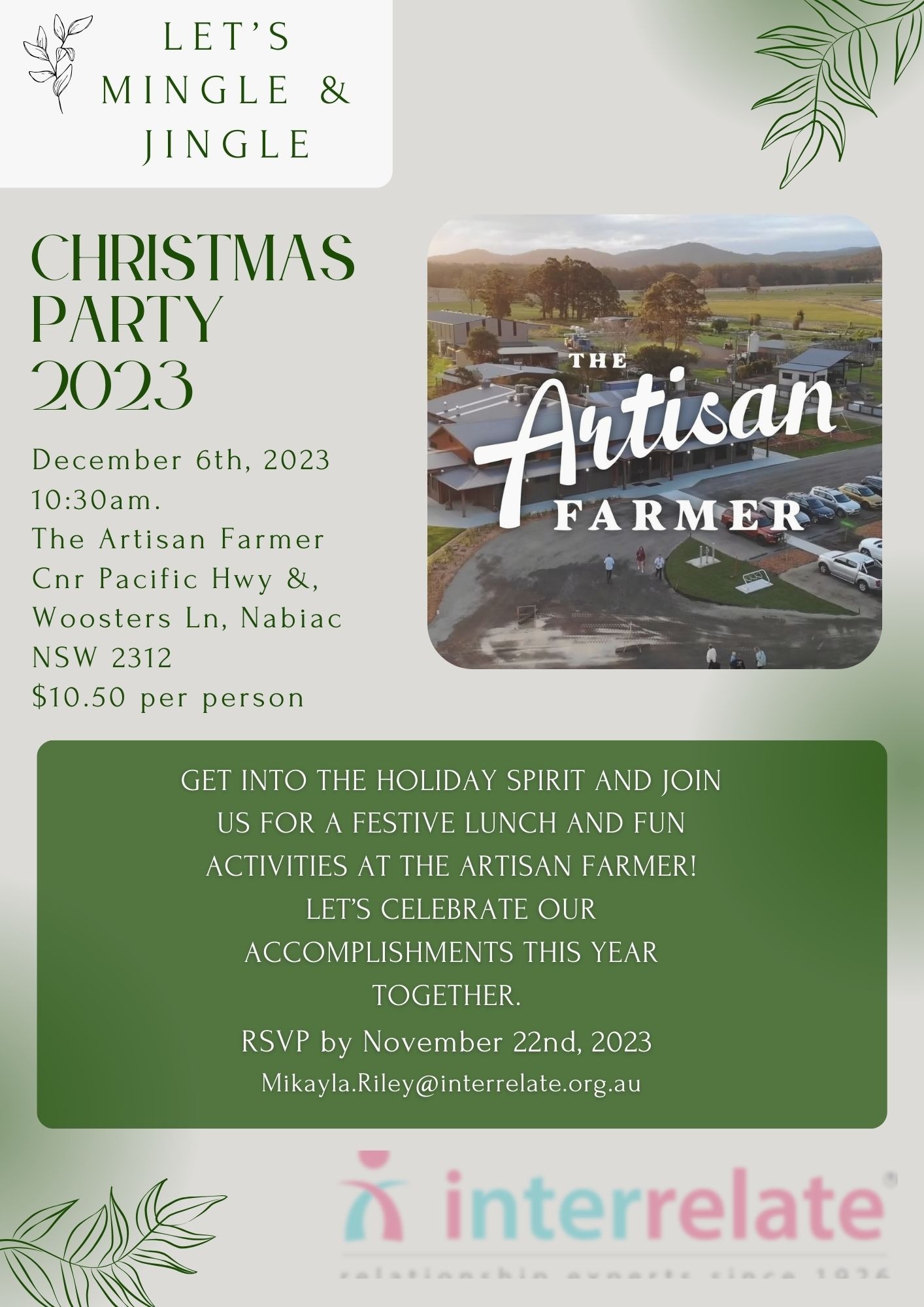 LMNC & Hunter Christmas Party December 6th, 2023 Tickets, The Artisan