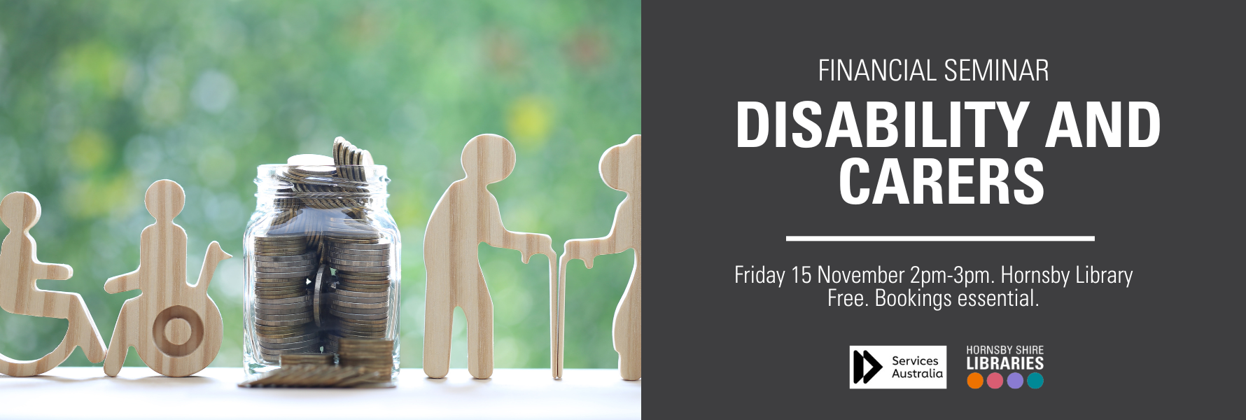 Disability and Carers Tickets, Hornsby Central Library, Hornsby