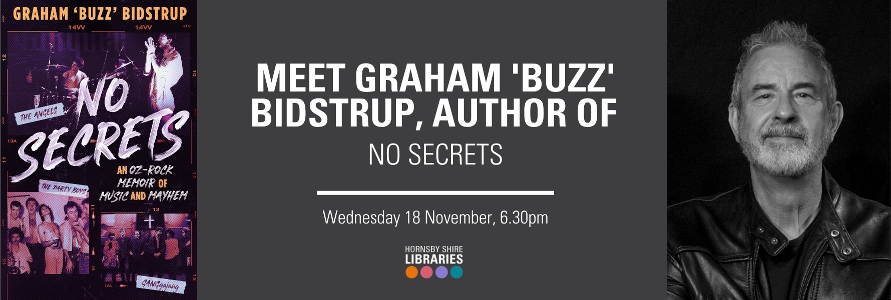 Meet Graham 'Buzz' Bidstrup, Author of NO SECRETS